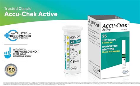 Buy Accu-Chek Active Test Strips | Pack of 50 Strips | For use with ...