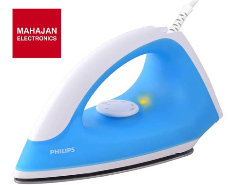 Philips GC090 750W Dry Iron (Blue) | Lightweight & Smooth Glide | Best