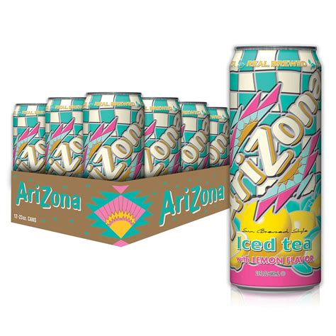 Amazon.com: AriZona Lemon Tea Big Can, 23 Fl Oz (Pack of 12))