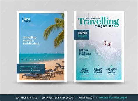 Travel Magazine Cover 的图像结果