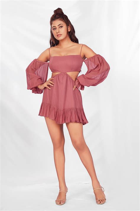 Mauve Romance Cut-Out Mini Dress – RR Fast Fashion