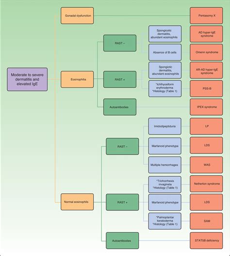 Differential Diagnosis of Genetic Disorders Associated with Moderate to Severe Refractory Eczema ...