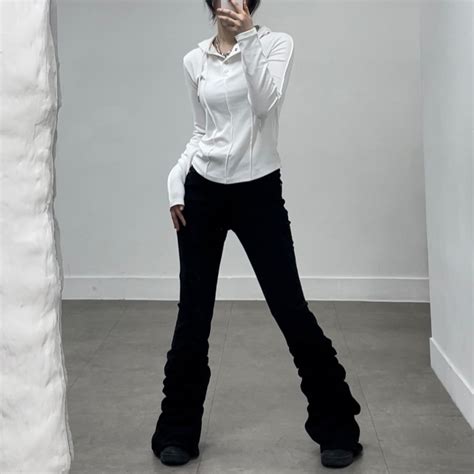 wooah Span Shirring Boot Cut Pants - 틴스튜디오