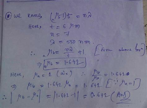 The 7th bright fringe in the Youngandrsquo;s double slit experiment ...