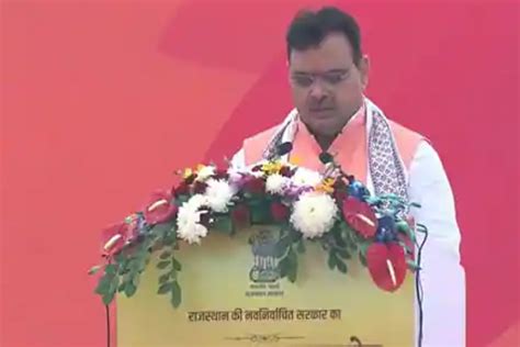 Rajasthan: Bhajan Lal Sharma sworn in as new CM on his birthday THE NEW ...