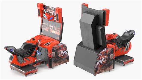 Motorcycle Racing Arcade Machine ON 3D Model $49 - .3ds .blend .c4d ...
