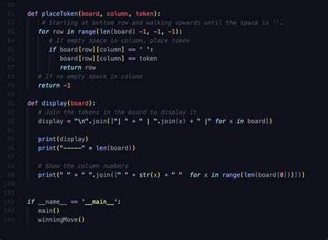 Image result for Python Connect 4 Code