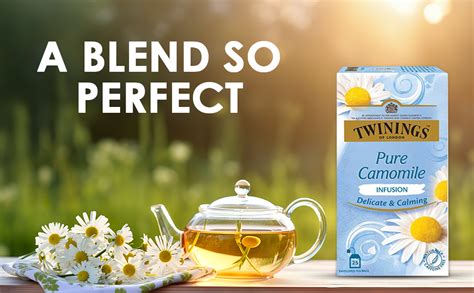 Twinings Chamomile Tea, 25 Teabags, Herbal Infusion Tea, Subtle and ...