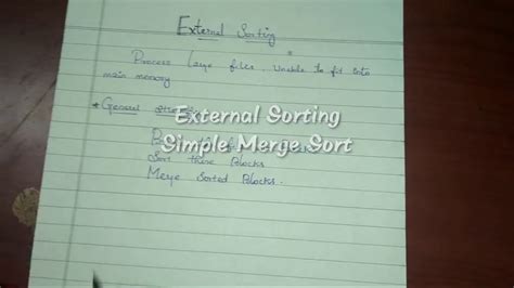 External Merge Sort Java YouTube 的图像结果