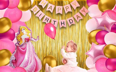 House of Banter Princess Theme Birthday Decoration for Girls 67pc Combo ...