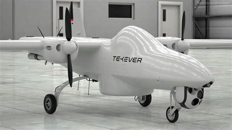 Tekever AR5 UAS Rigged for Maya 3D - TurboSquid 2154530