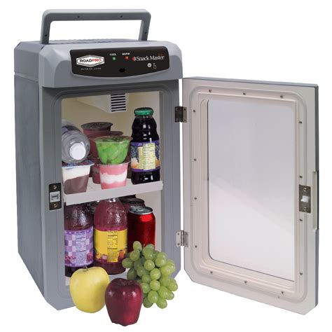 RoadPro RP5653SF 12-Volt Snackmaster Cooler/Warmer, Medium, Gray ...