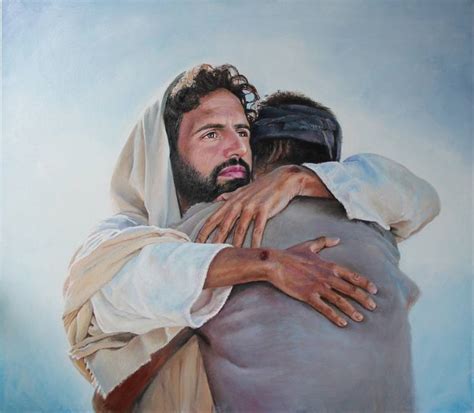 Jesus the Comforter, Christ the Consoler, God is Love Painting by ...