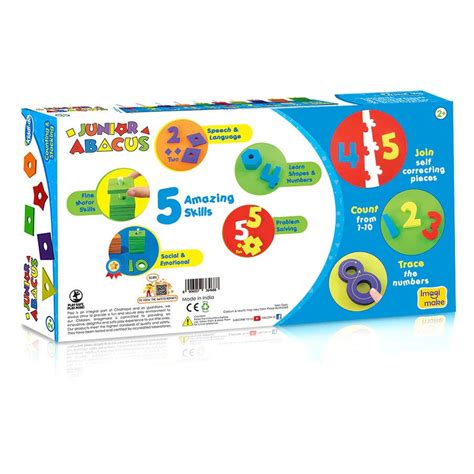 Imagimake Shapes & Numbers Puzzle for Kids (Age 3+) | Educational Toy ...