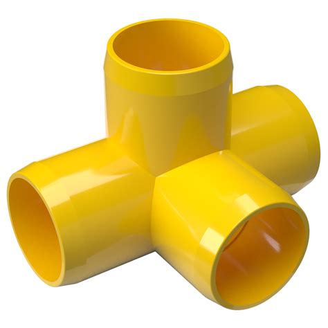 4-Way PVC Pipe Fitting