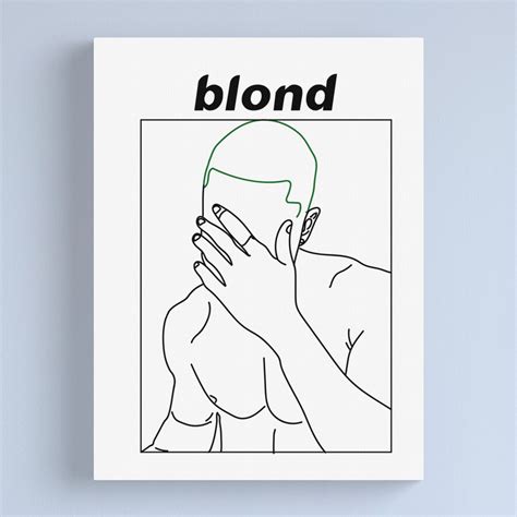 "Frank Ocean - Blond (album cover)" Canvas Print for Sale by Darskye ...