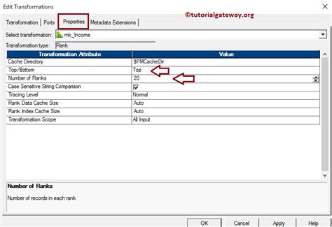 Image result for Rank Transformation Informatica