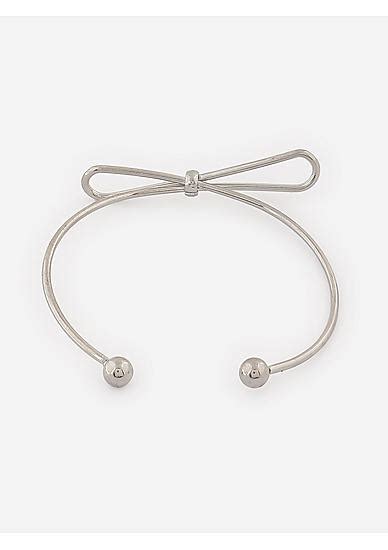 Toniq Set Of 4 Silver & Black Stacking Bracelet Set For Women