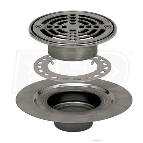 Schluter KD2/E/6RE KERDI-DRAIN - Stainless Steel Flange - Drain Kit - 2 ...