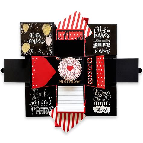 DecuT Handmade Explosion Box For Birthday Anniversary wedding all ...