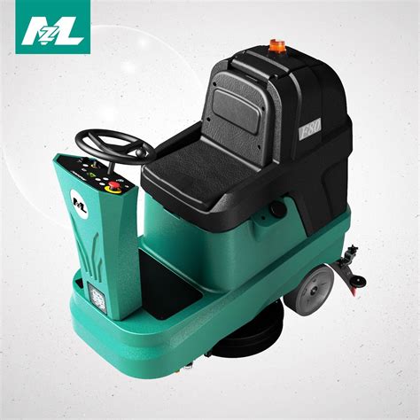 Automatic Mini Size Ride-on Floor Scrubber Machine Commercial Sweeper ...