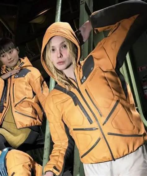 Death Stranding 2 Elle Fanning Orange Jacket