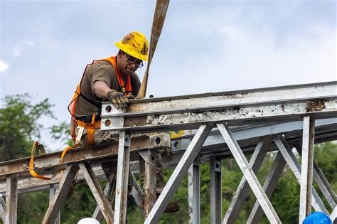 Bridging the gap: 130th Engineer Brigade builds drop bridge on Fort ...