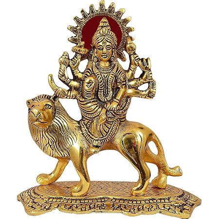 Buy Rare Planet stone Goddess Maa Durga Devi Idol, Standard ...