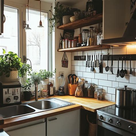 35 Clever Small Open Kitchen Design Ideas to Maximise Your Tiny Kitchen ...