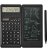 EooCoo Scientific Calculator with Erasable Writing Board Notepad,Office ...