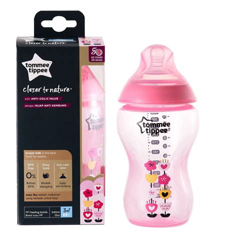 Baby and Beyond | Tommee Tippee CTN PP Bottles Tinted Pink 12oz/340ml