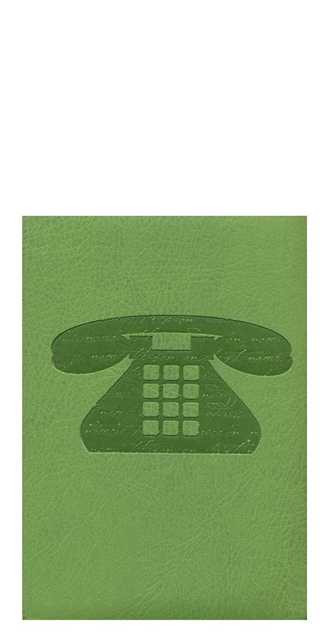 Pierre Belvedere Script Pocket Address Book, Padded Cover, Wasabi ...