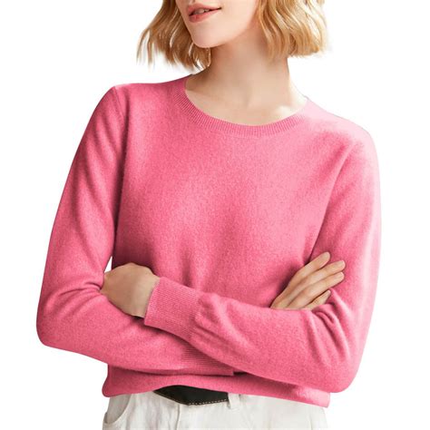 Bovemsi Womens Sweaters Cozy Women's Spring And Autumn Winter New Solid ...