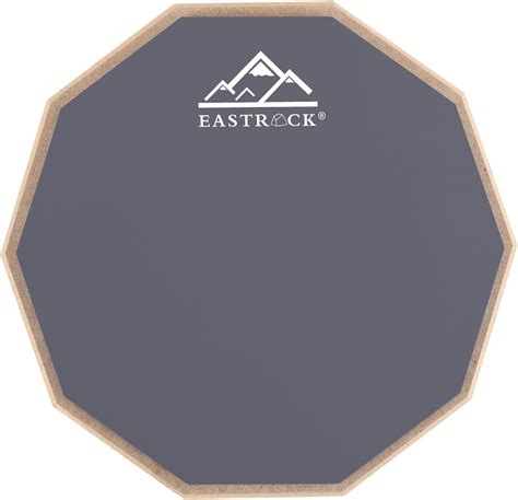 Amazon.com: EASTROCK 8 Inches Practice Drum Pad, Double Sided Slient ...