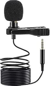 Gift Center 3.5Mm Clip Auxiliary Microphone Collar Mic For Voice ...