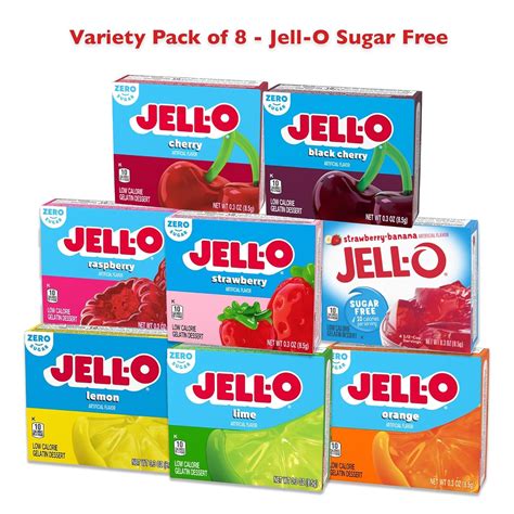 Snackivore Jello Sugar Free Variety 8 Pack. Jell-o, Sugar Free India | Ubuy