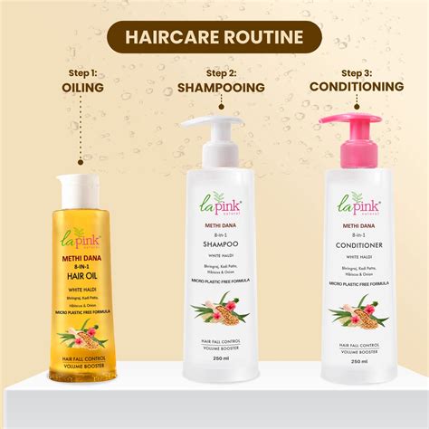 Methi Dana Hair Fall Combo – Shampoo & Hair Oil – La Pink