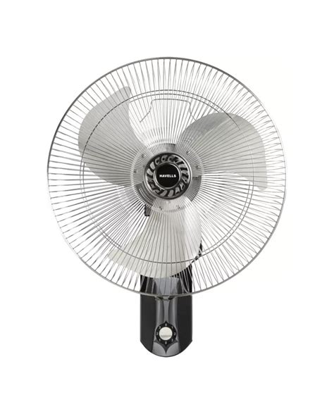 HAVELLS V3 450 mm 3 Blade Wall Fan (Anti Dust | Silver, Black | Pack of 1)