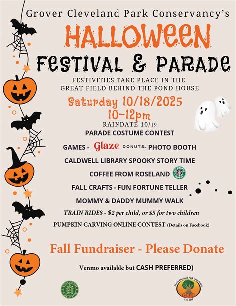 Oct 18 | Grover Cleveland Park Conservancy Halloween Parade | West ...