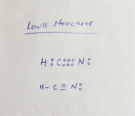 Hydrogen Cyanide Lewis Structure