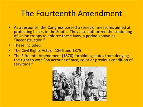 PPT - The Fourteenth Amendment and The Doctrine of Incorporation ...