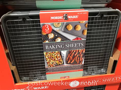 Nordic Ware Nonstick Aluminum Baking Sheets (3-piece) | Costco Weekender