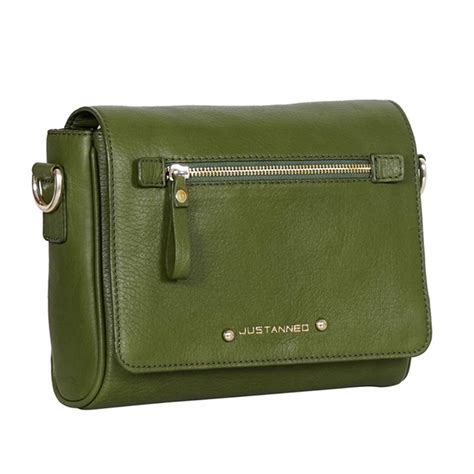 Buy JUSTANNED Green Flap Over Sling Bag at Amazon.in