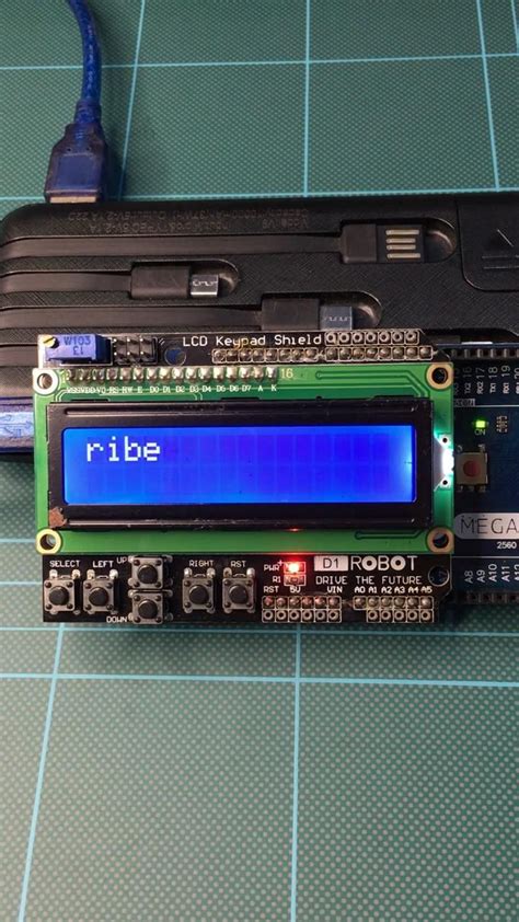 Image result for Arduino LCD Keypad Shield Scrolling Text