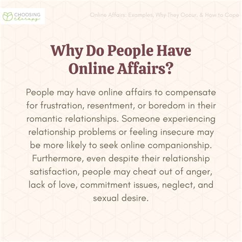 What Counts as an Online Affair?