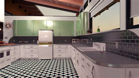 Retro to Mid Century Modern Metal Kitchen Cabinets - Toro Kitchen ...