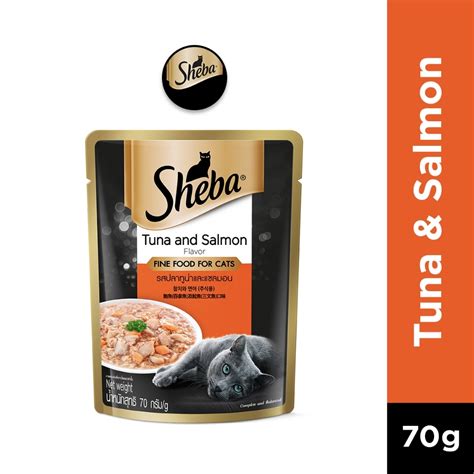 [GWP] SHEBA Wet Food for Cats Tuna and Salmon Flavor 70g (2-Pack ...