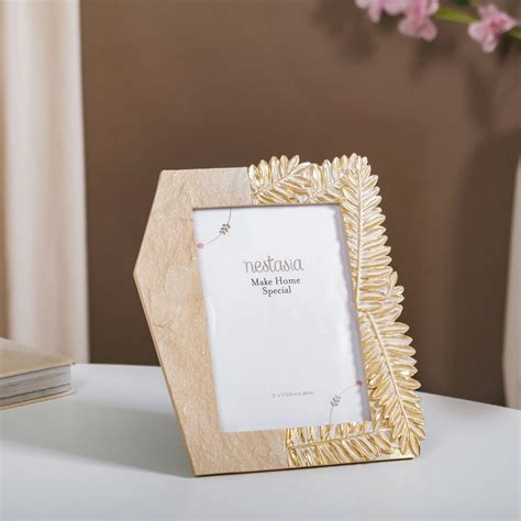 Fern Designer Photo Frame Gold 9"x7.5" Online - Premium Photo Frame ...