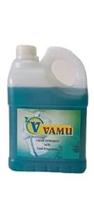 VAMU Liquid Detergent with cool Fragrance 1 Liter Suitable for Top-Load ...
