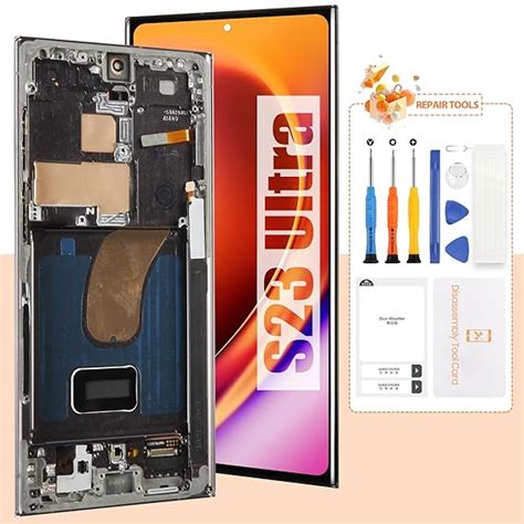 OLED Screen for Samsung Galaxy S23 Ultra Screen Replacement for S23 ...